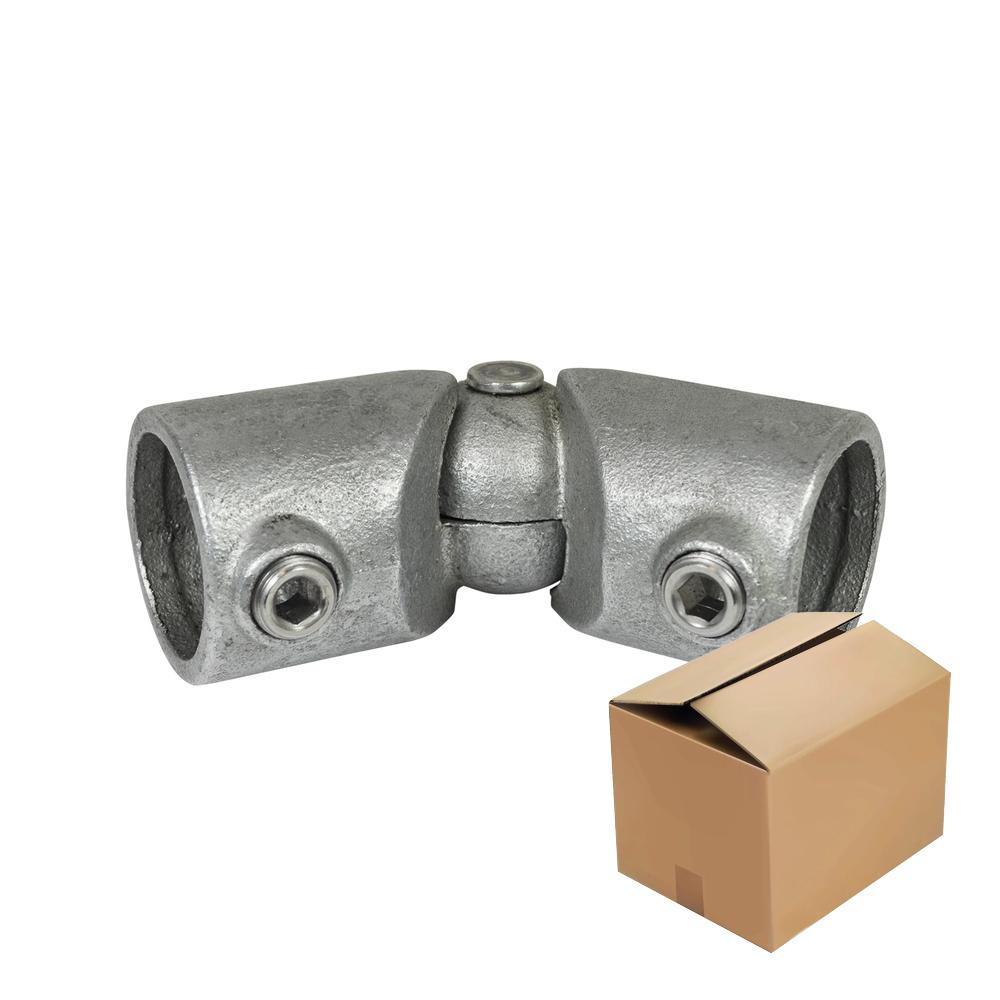 Doos Verstelbaar kniestuk-D / 42,4 mm (25 stuks)